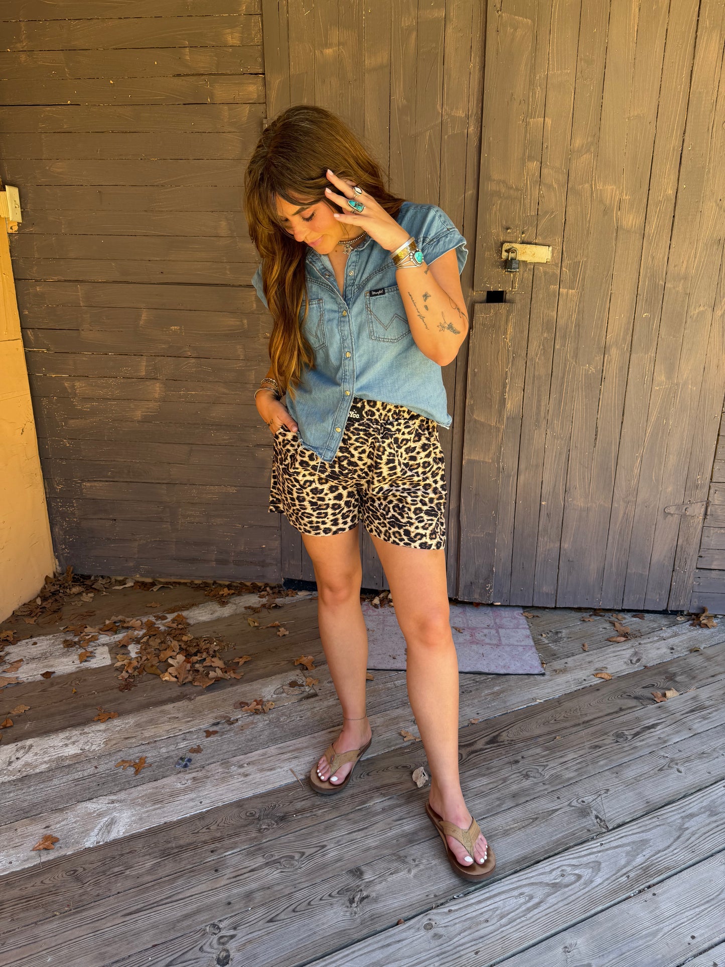 Everyday Leopard Shorts