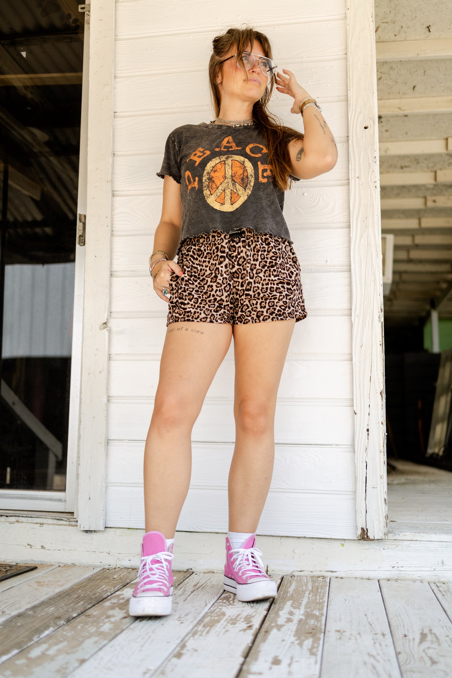 Peace Out Graphic Tee
