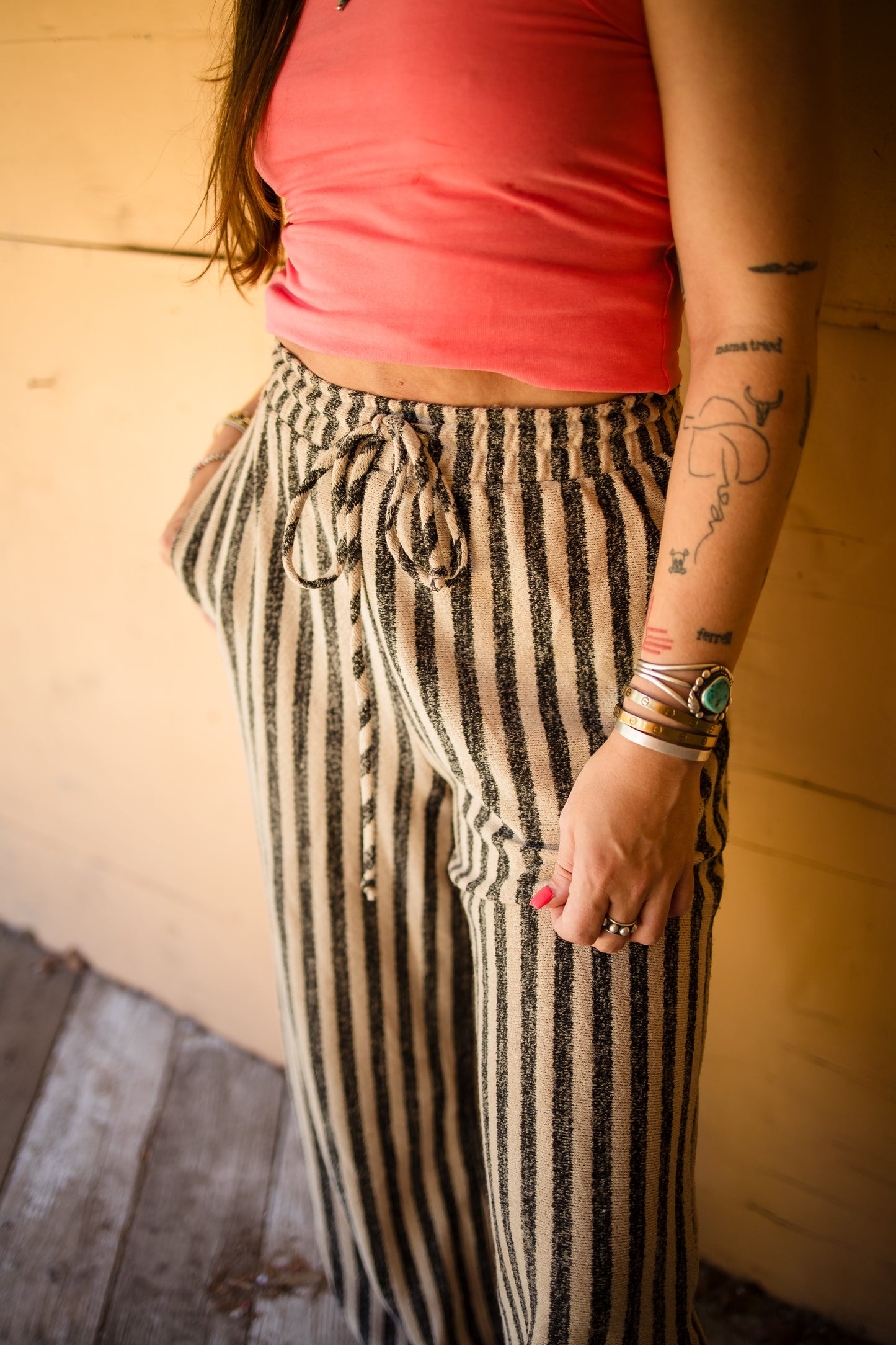 Stripe Hype Pants