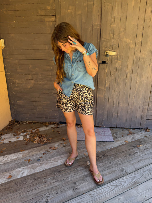 Everyday Leopard Shorts